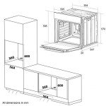 SIA BISO12PSS 76L Self-Cleaning Electric Oven