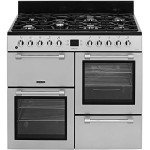 Leisure CK100F232 Silver Gas Cooker with Oven
