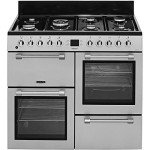 Leisure CK100F232 Silver Gas Cooker with Oven