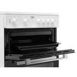 Beko 60cm Twin Cavity Ceramic Electric Cooker