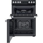 Hotpoint 60cm Double Electric Oven - Black