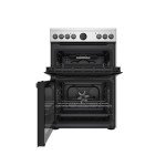 Indesit 60cm Stainless Steel Double Electric Oven