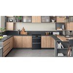 Hotpoint 60cm Double Electric Oven - Black