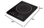 Panana 2000W Induction Countertop Cooker with Timer
