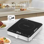 Cooktron Dual-Control Portable Induction Hob 2000W