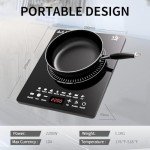 Portable 2200W Induction Cooktop with Touch Control