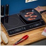 Andrew James Portable Double Induction Hob 2800W