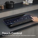 CIARRA 2800W Dual Induction Hob with Touch Control