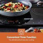Geepas 2800W Double Induction Cooker with Timer