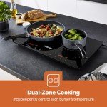 Geepas 2800W Double Induction Cooker with Timer