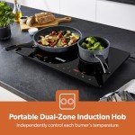 Geepas 2800W Double Induction Cooker with Timer