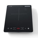2000W Single Induction Cooktop with Timer, Black