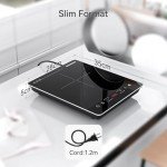 2000W Single Induction Cooktop with Timer, Black