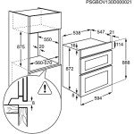 Zanussi Built-In Double Oven with Self-Cleaning Feature