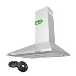 CIARRA 60cm Stainless Steel Wall-Mounted Cooker Hood