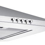 CIARRA 60cm Stainless Steel Chimney Cooker Hood