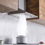 CIARRA 60cm Stainless Steel Chimney Cooker Hood