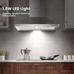 COMFEE' 60 cm Stainless Steel Chimney Extractor Hood