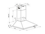 Cookology 90cm Stainless Steel Chimney Extractor Fan