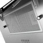 60cm CIARRA Angled Cooker Hood with Carbon Filters