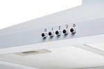 SIA 60cm White Pyramid Chimney Cooker Hood