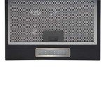 SIA 70cm Black Angled Glass Cooker Hood
