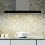 Ciarra 90cm Wall Mount Cooker Hood with Wifi Control