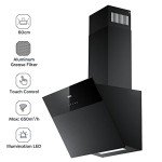 CIARRA 60cm WIFI Angled Cooker Hood with LED