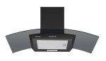 Cookology 90cm Curved Glass Cooker Hood - Black