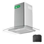 Ciarra 60cm Curved Glass Cooker Hood