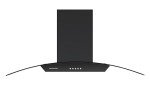 Cookology 90cm Curved Glass Cooker Hood - Black
