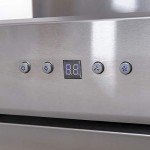 SIA 90cm Stainless Steel Glass Chimney Hood