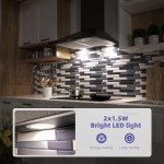 FIREGAS 60cm Black Wall-Mounted Cooker Hood