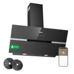 CIARRA 90cm Angled Wall Mounted Cooker Hood