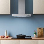 Ciarra 60cm Stainless Steel Recirculating Cooker Hood