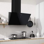 60cm Wall-Mount 700m³/h Glass Cooker Hood