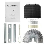 Ciarra 60cm Stainless Steel Recirculating Cooker Hood