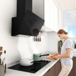 FIREGAS 60cm Angled Chimney Cooker Hood