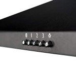Black 100cm Pyramid Chimney Cooker Hood