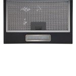 SIA AH90BL 90cm Black Glass Chimney Hood