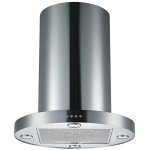 Cookology TUB350SS 60cm Stainless Steel Island Cooker Hood