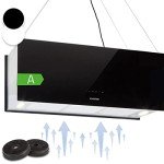 Klarstein Modern Island Cooker Hood with Timer