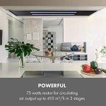 Klarstein 90 cm Ceiling Hood with Remote Control