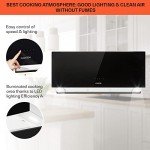 Klarstein Modern Island Cooker Hood with Timer