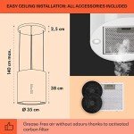 Klarstein Barett 35cm Island Cooker Hood