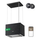 Ciarra Pinnacle 48cm WiFi Island Cooker Hood