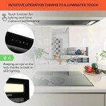 Klarstein Remy 90 cm Island Cooker Hood, Black