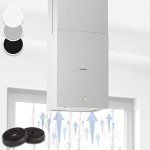 Klarstein Structura Island Extractor Hood - Silver