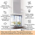 Klarstein Structura Island Extractor Hood - Silver