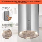 Klarstein Island Cooker Hood with Adjustable Modes